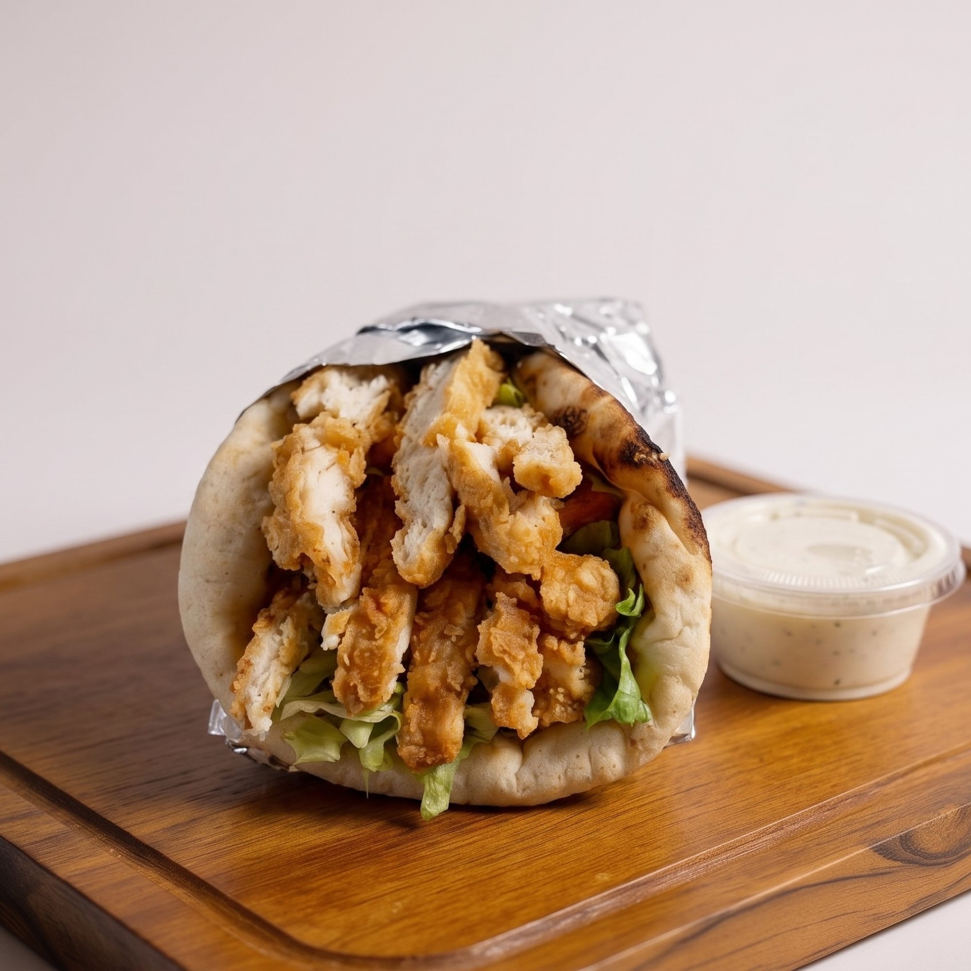 Crispy Chicken Pita