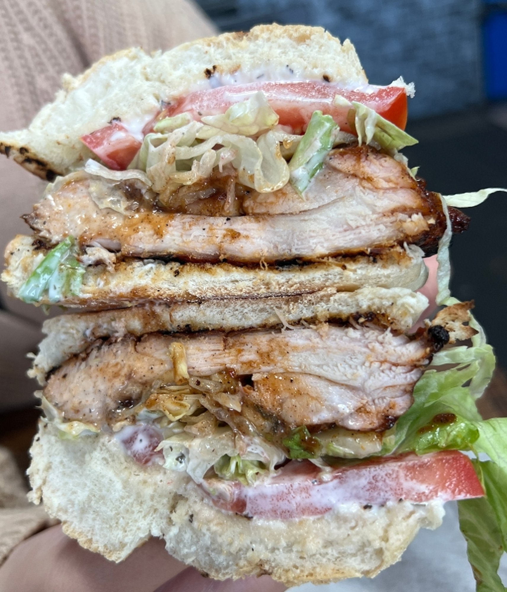 Chicky's Jerk Chicken Sandwich