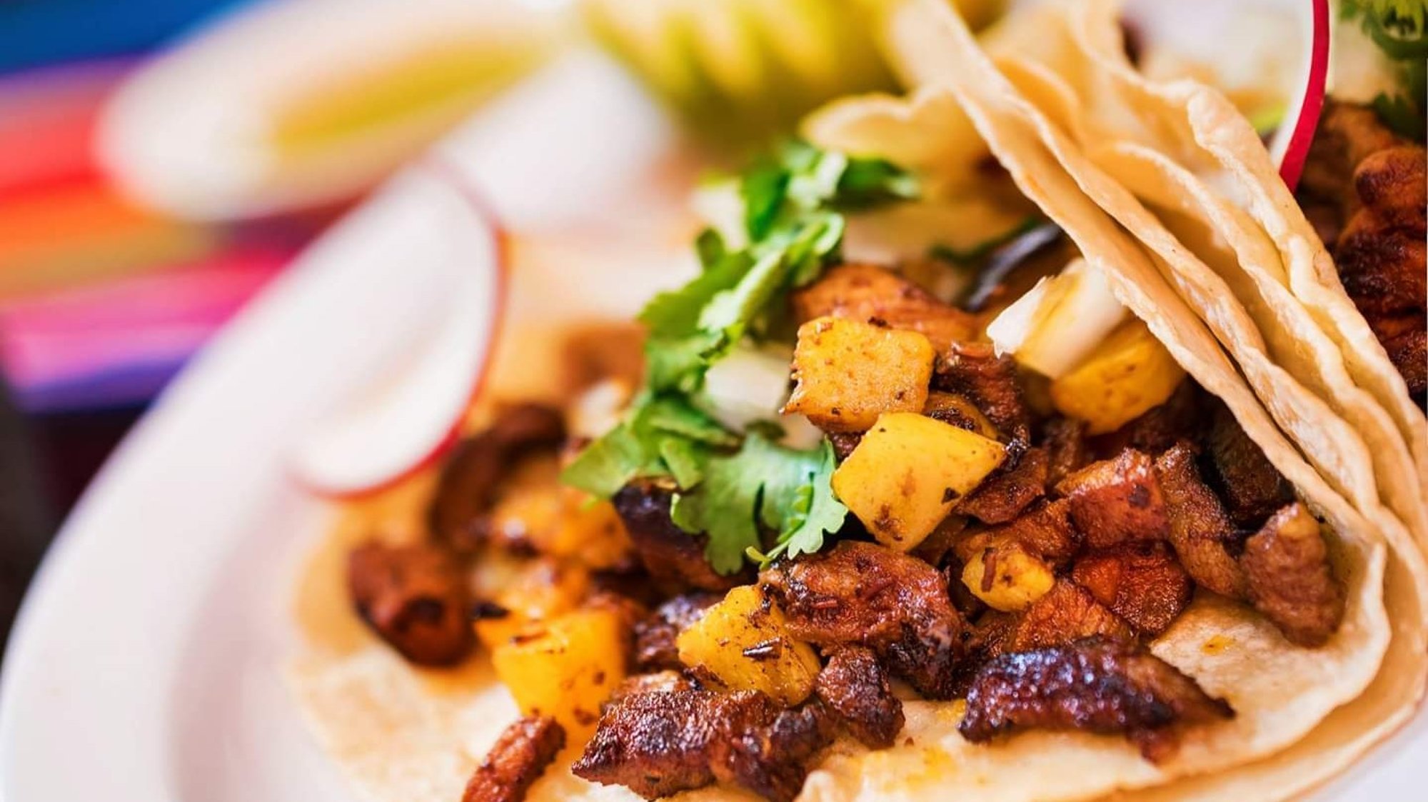 Al Pastor Taco (Handmade tortillas)