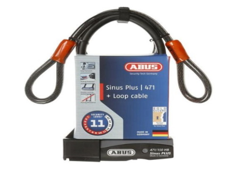 Bike Locks Abus Sinus Plus 471 + Loop Cable