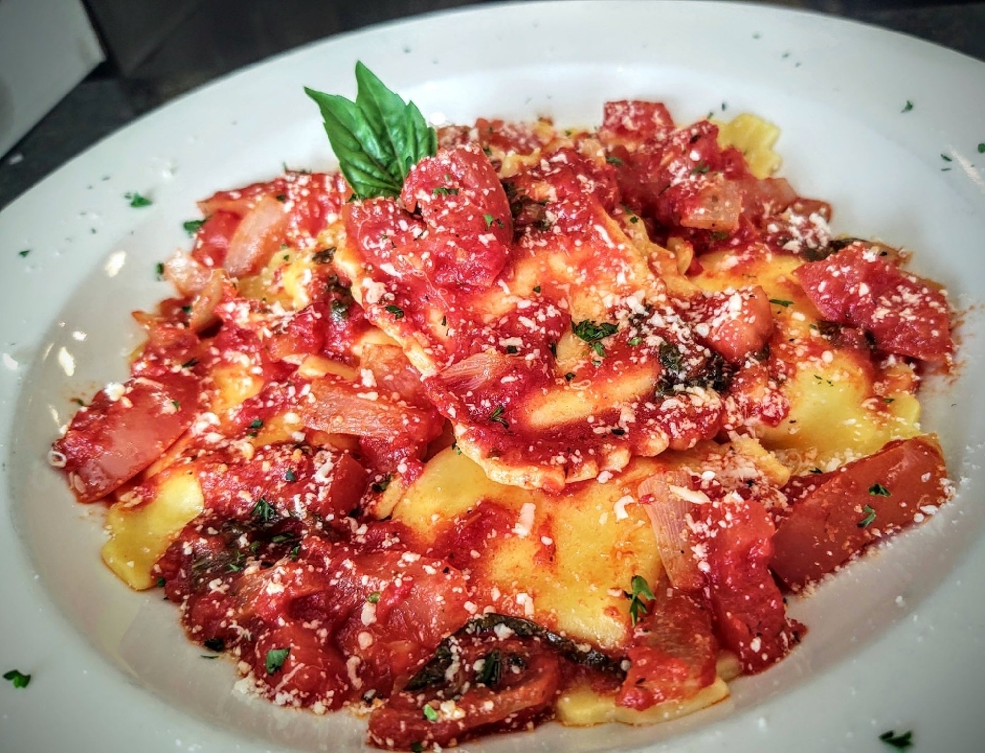 Cheese Ravioli Pomodoro