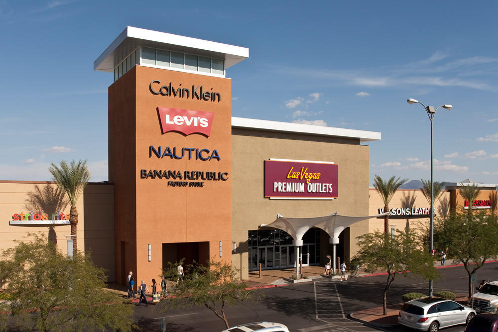 Las Vegas premium outlets shopping south Nevada USA Stock Photo