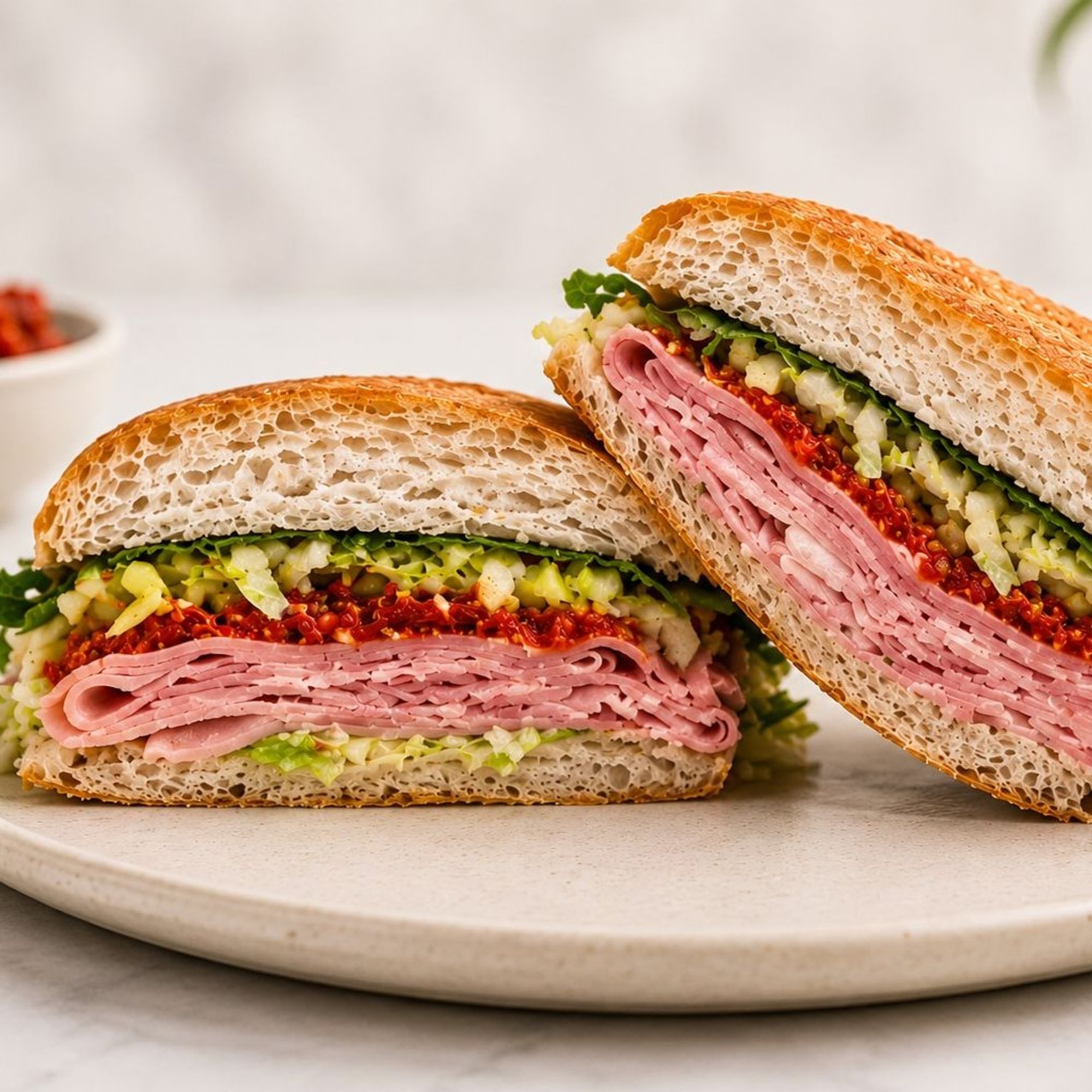 Italian Prosciutto Cotto Panini