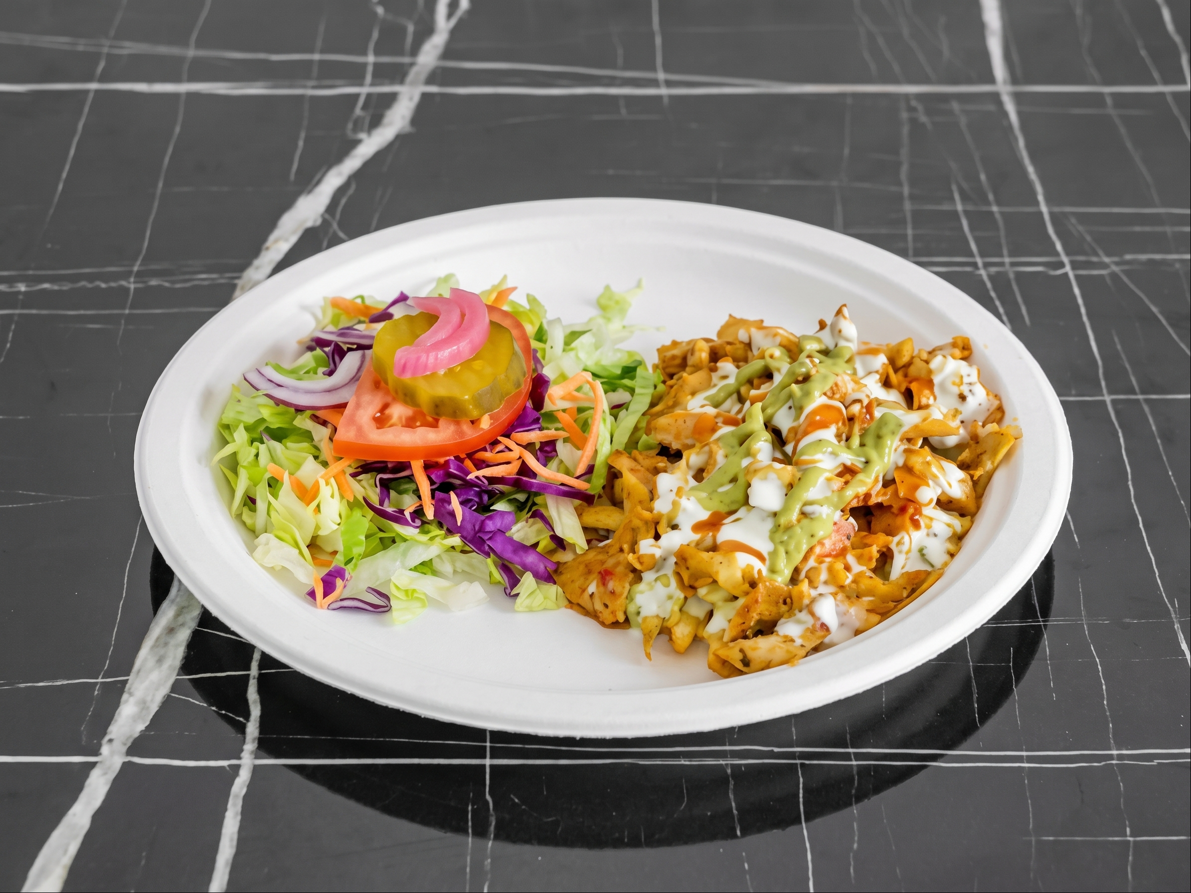 Chicken Doner Over Rice or Fries