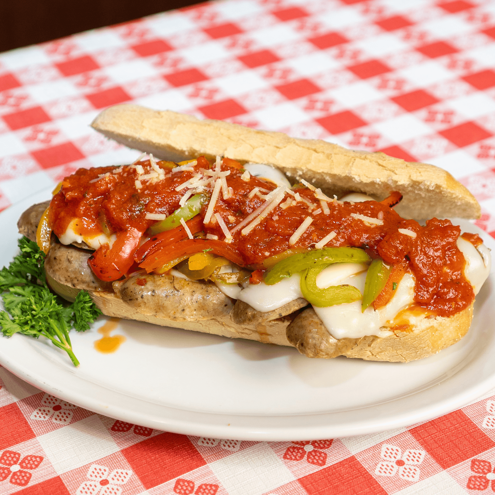 Italian Sausage & Cheese Sandwich
