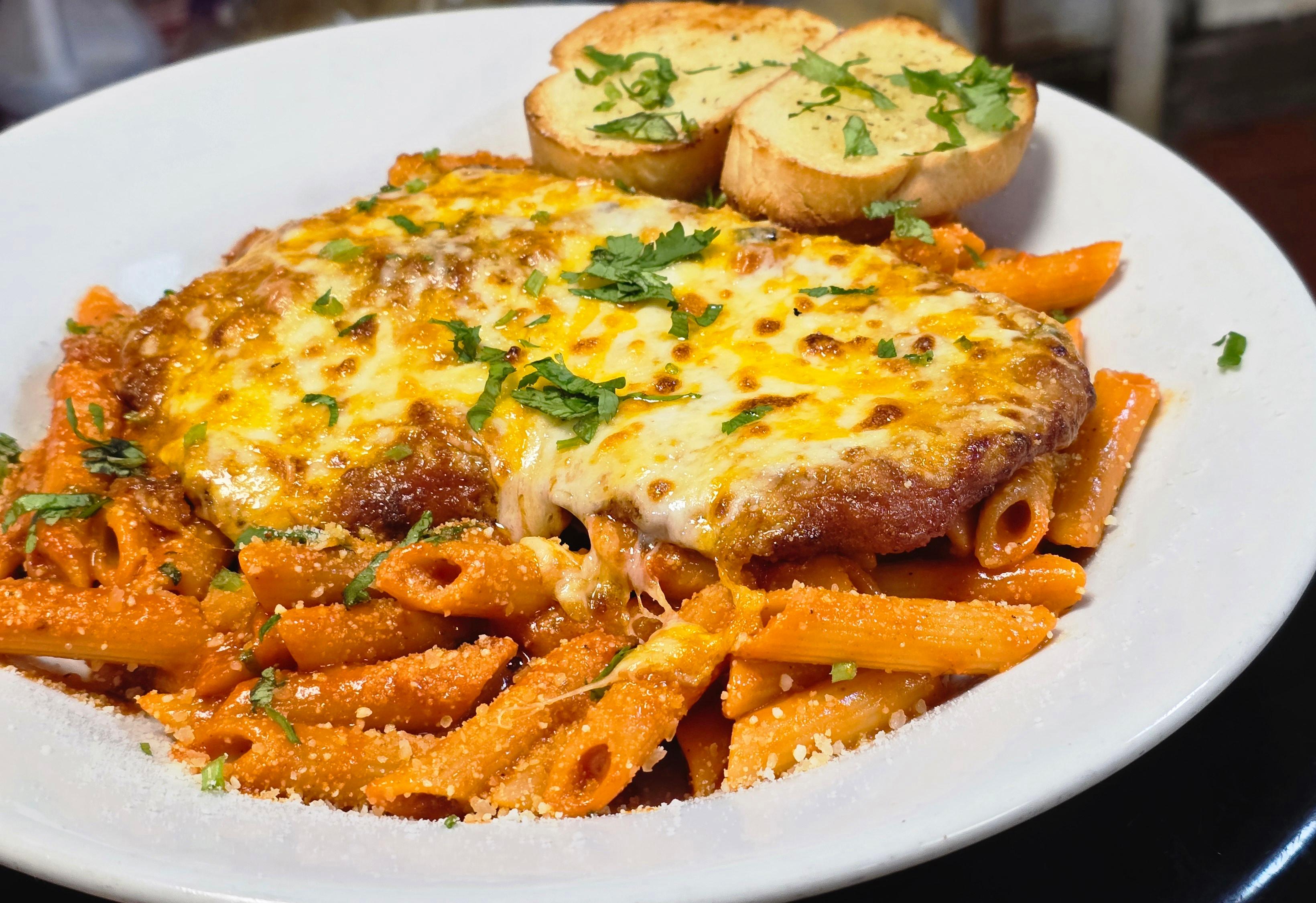 Butter Chicken Parm Pasta