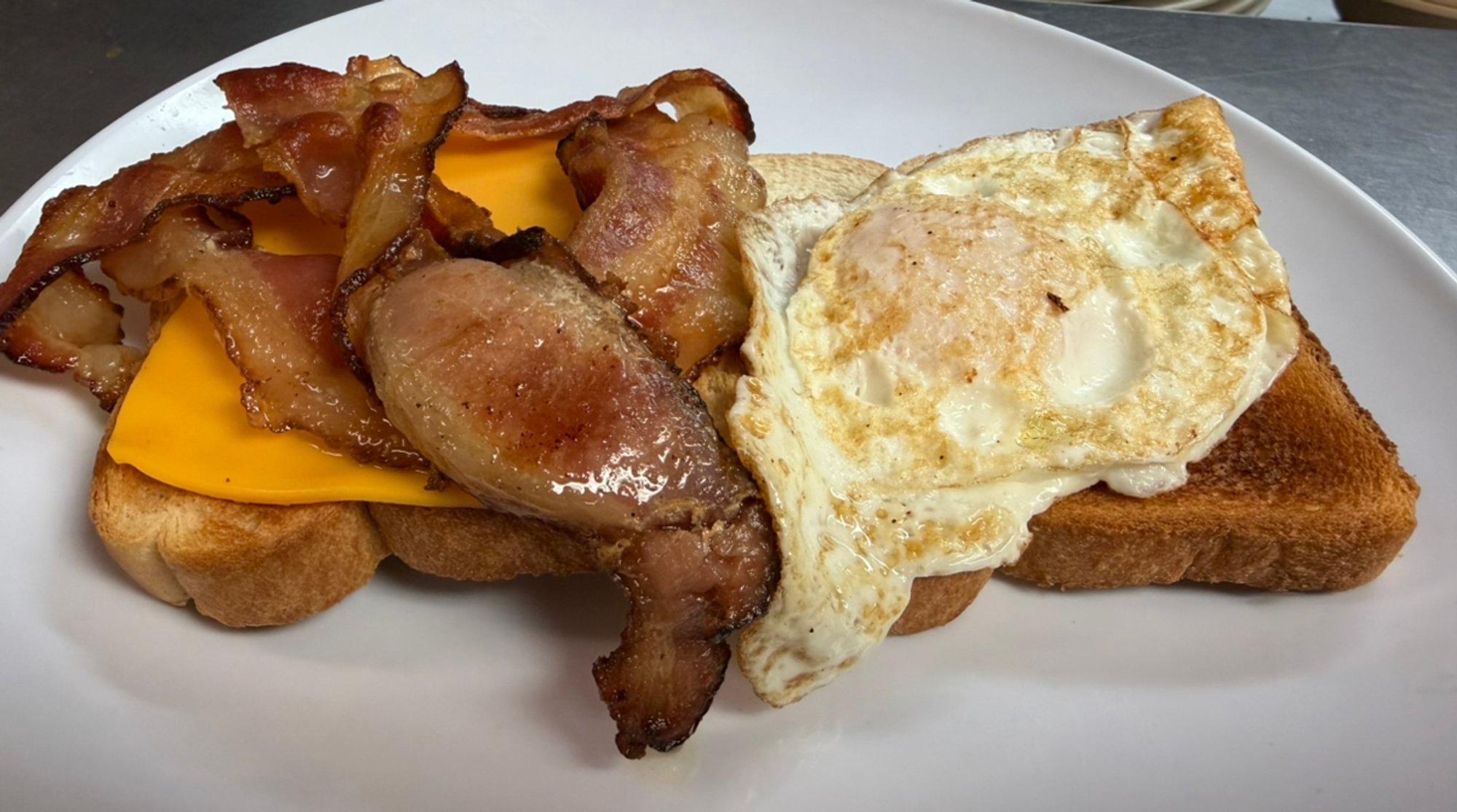 Breakfast Sandwich on Toast with Egg & Cheese