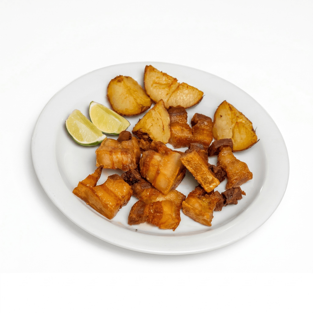 Chicharrón & Fried Potatoes / Chicharrón y Papas Fritas