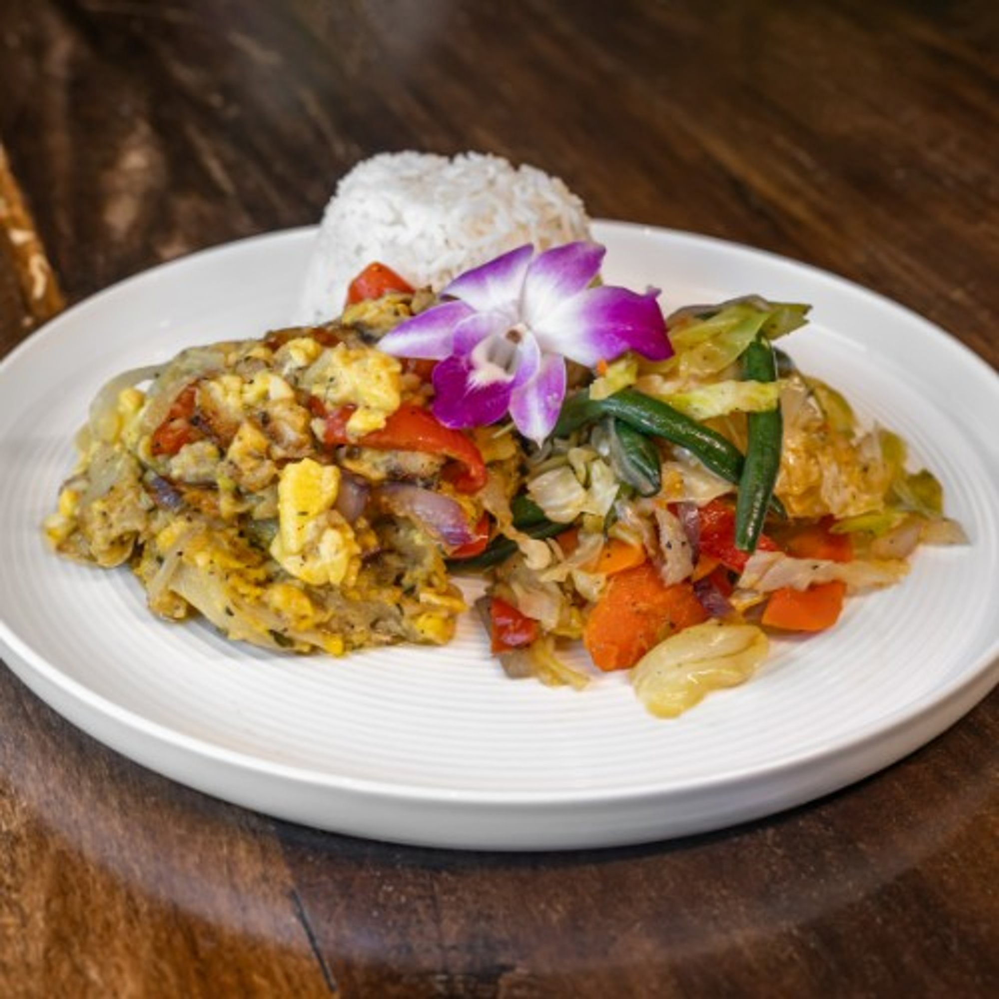 Ackee & Saltfish Dinner
