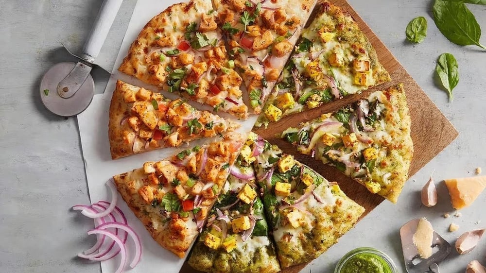 Half & Half Medium Pizza