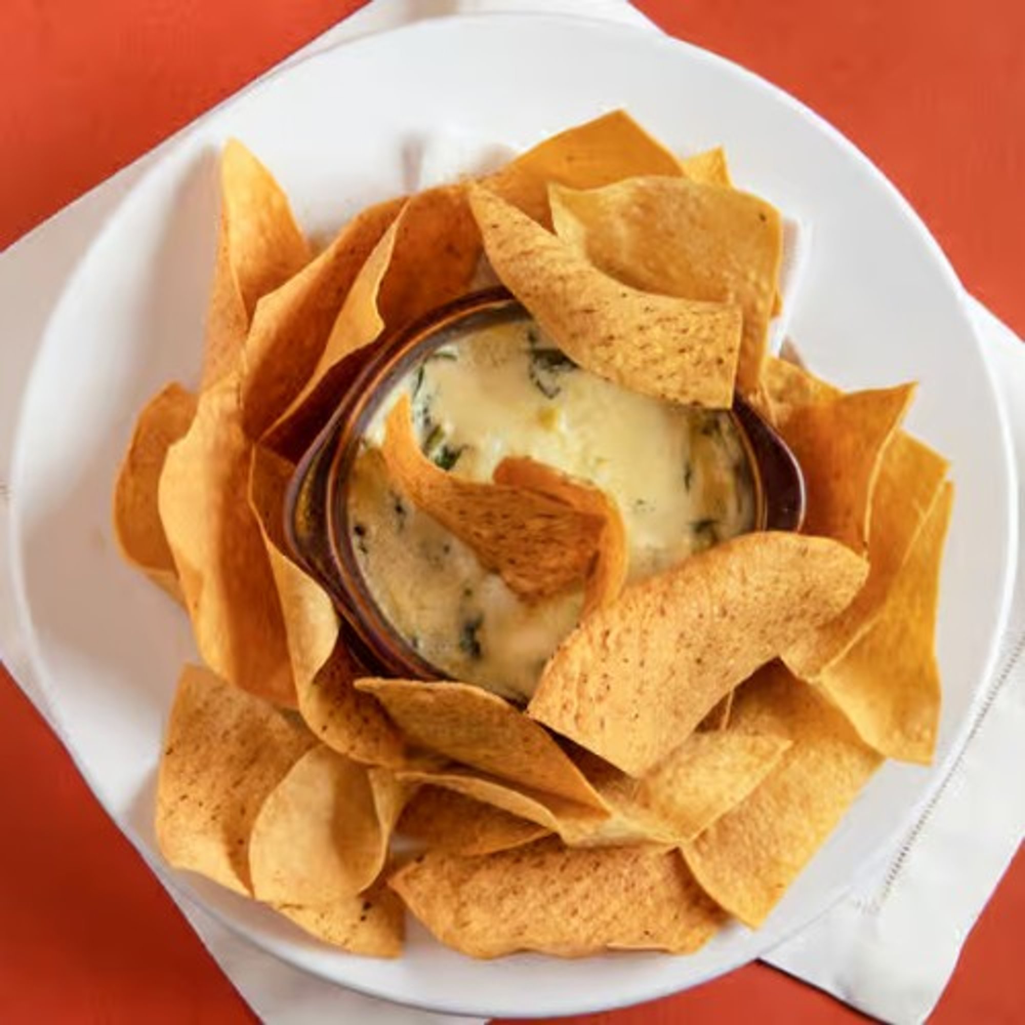Spinach Artichoke Dip and Chips