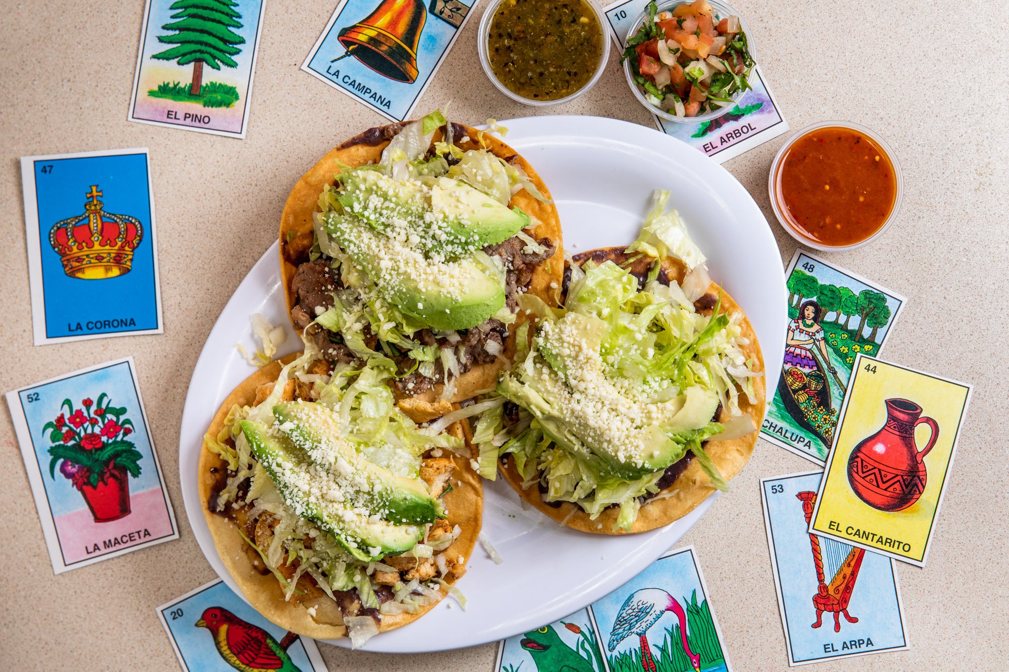 Chicken Tostada (Single)