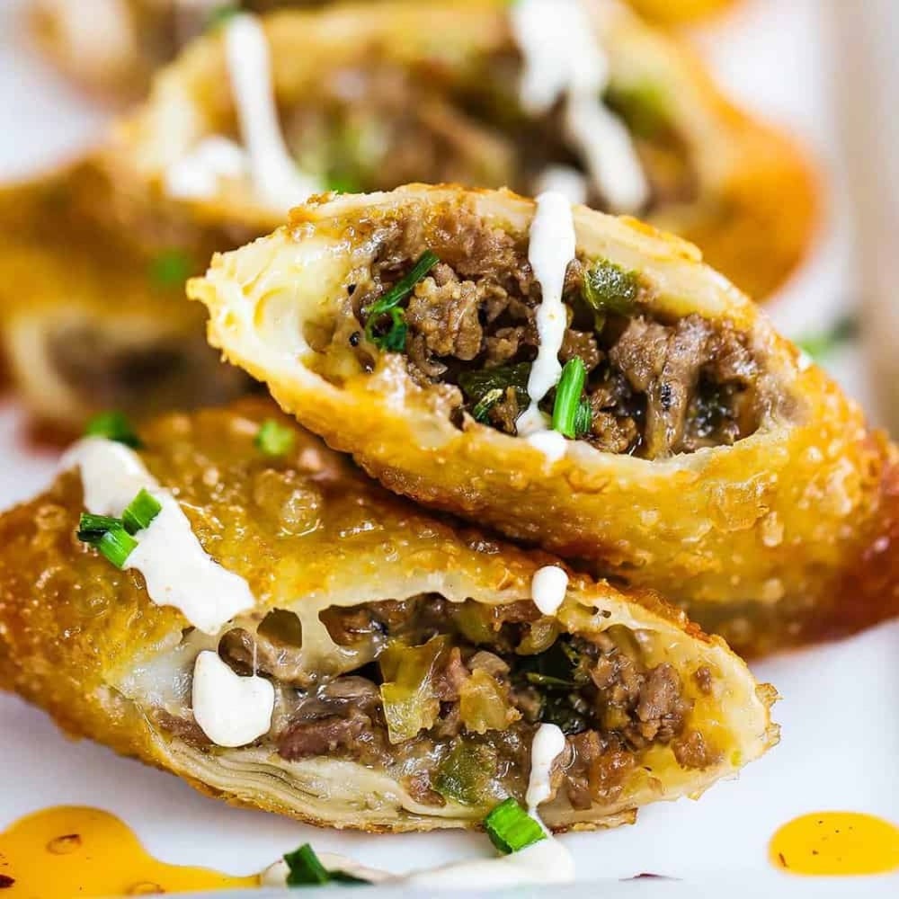 Philly Cheesesteak Rolls (2 pcs)
