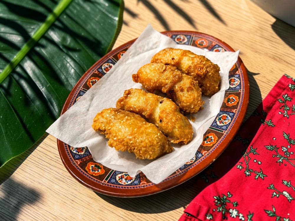 Thai Fried Banana Fritters กล้วยแขก