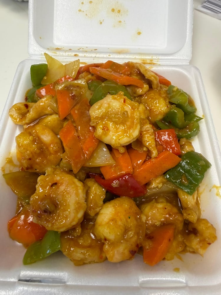 SHRIMP with MIXED VEGETABLES