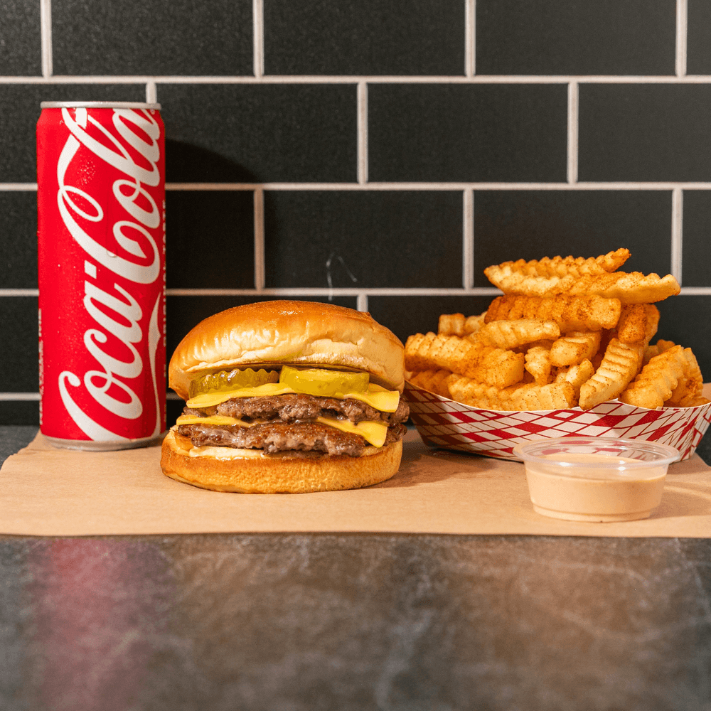 Double Smash Burger Combo
