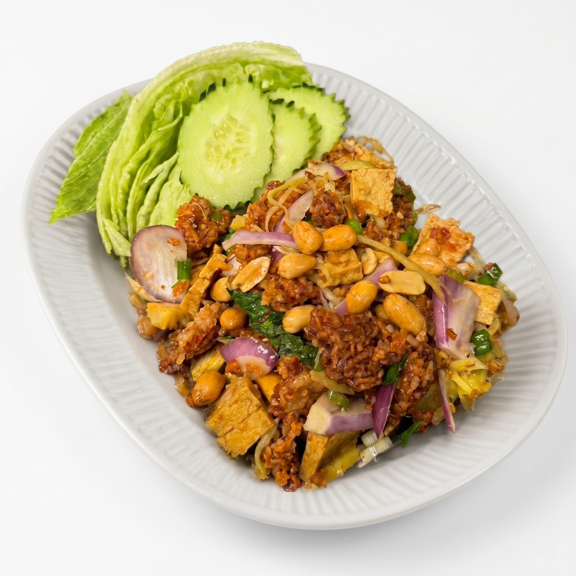 Nam Khao Tod Salad
