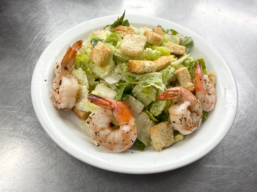Broiled Shrimp Caesar