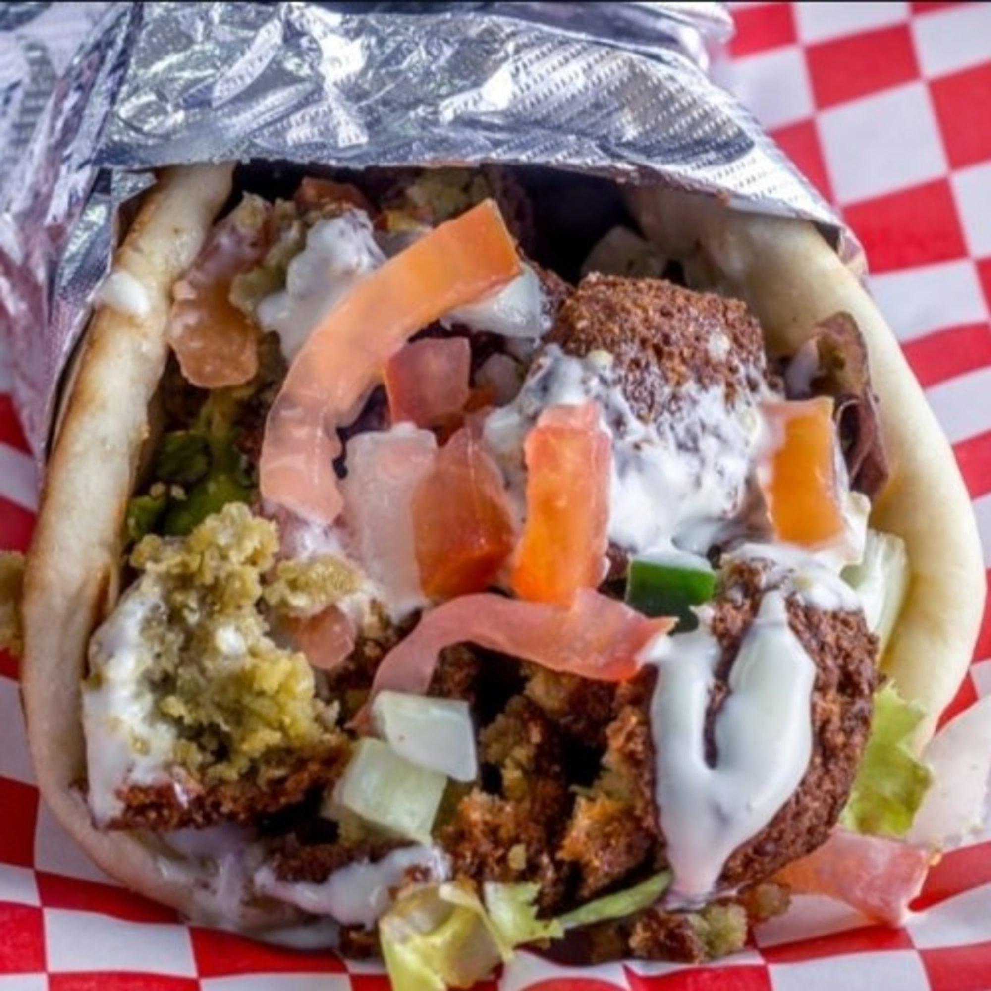 Falafel Pita Wrap