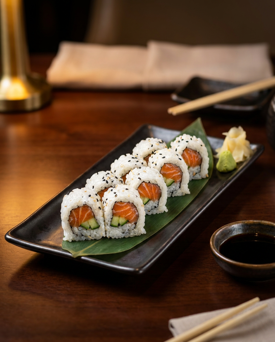 Spicy Salmon Roll Maki
