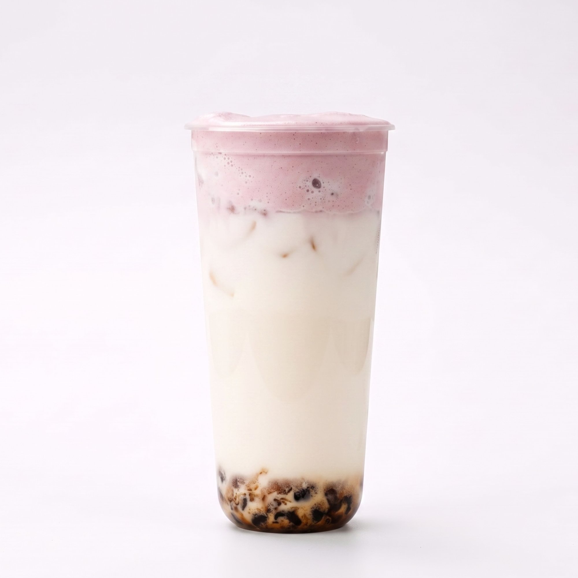 Milk Tea w/ Ube Cheese Foam