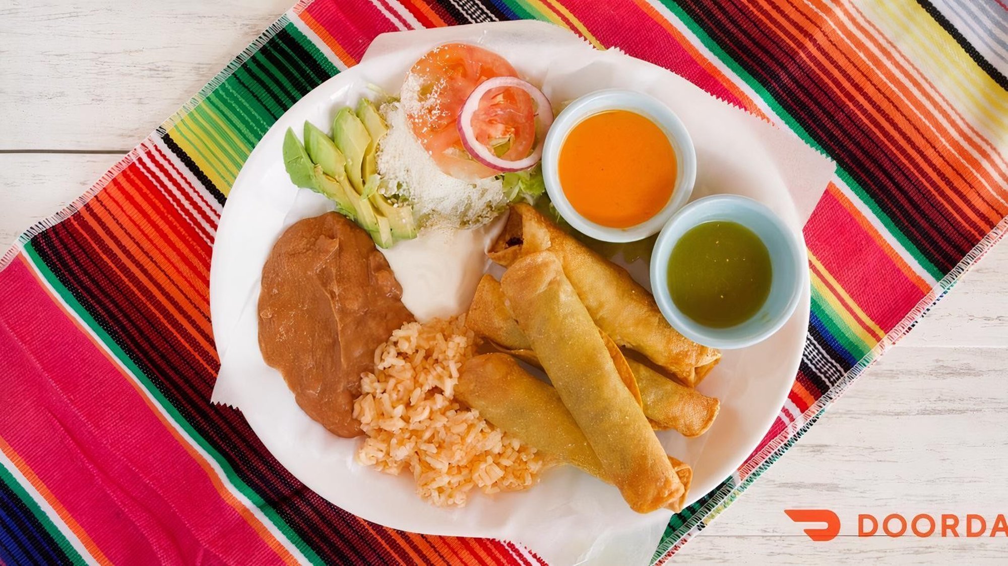 Flautas Platter
