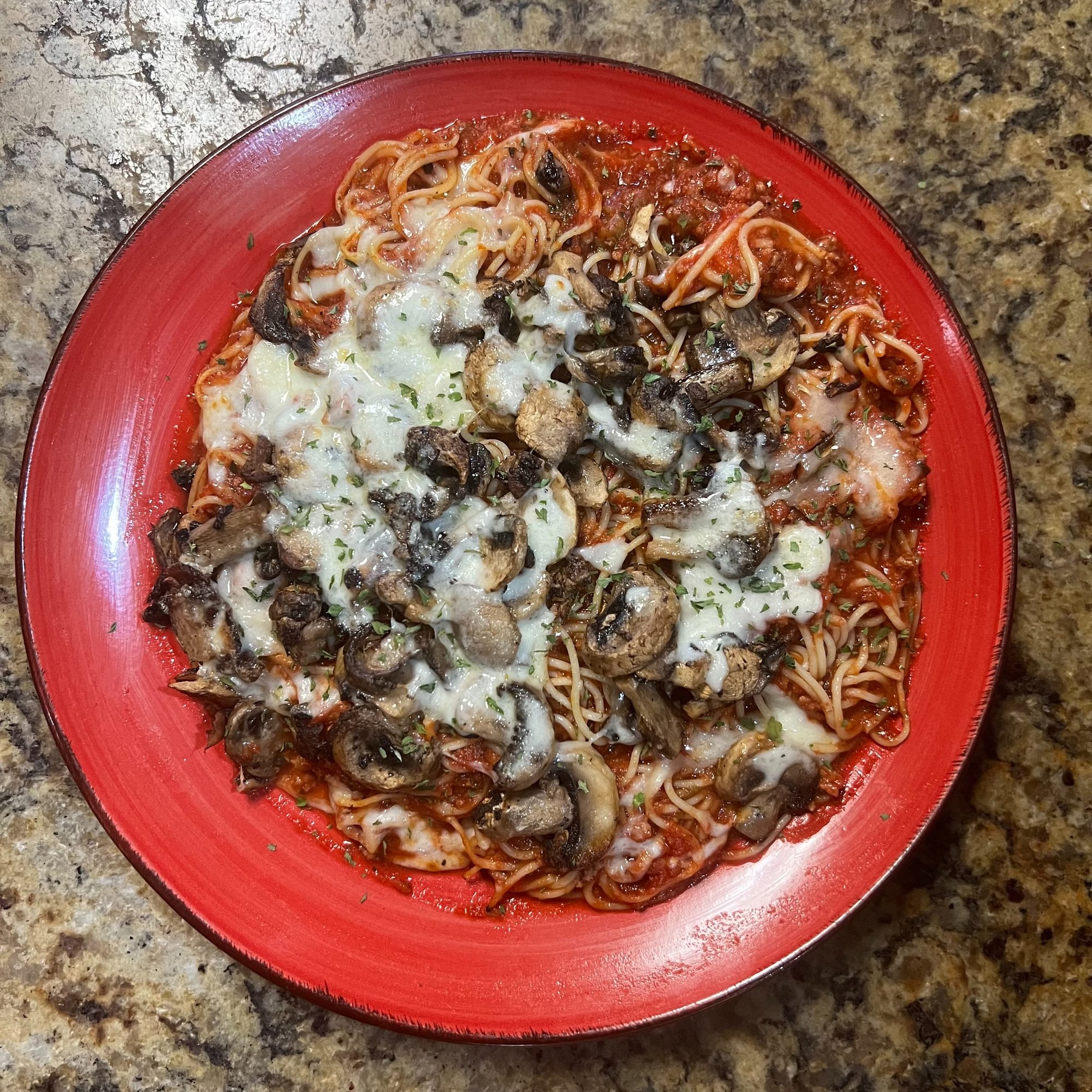 Spaghetti with Mushrooms