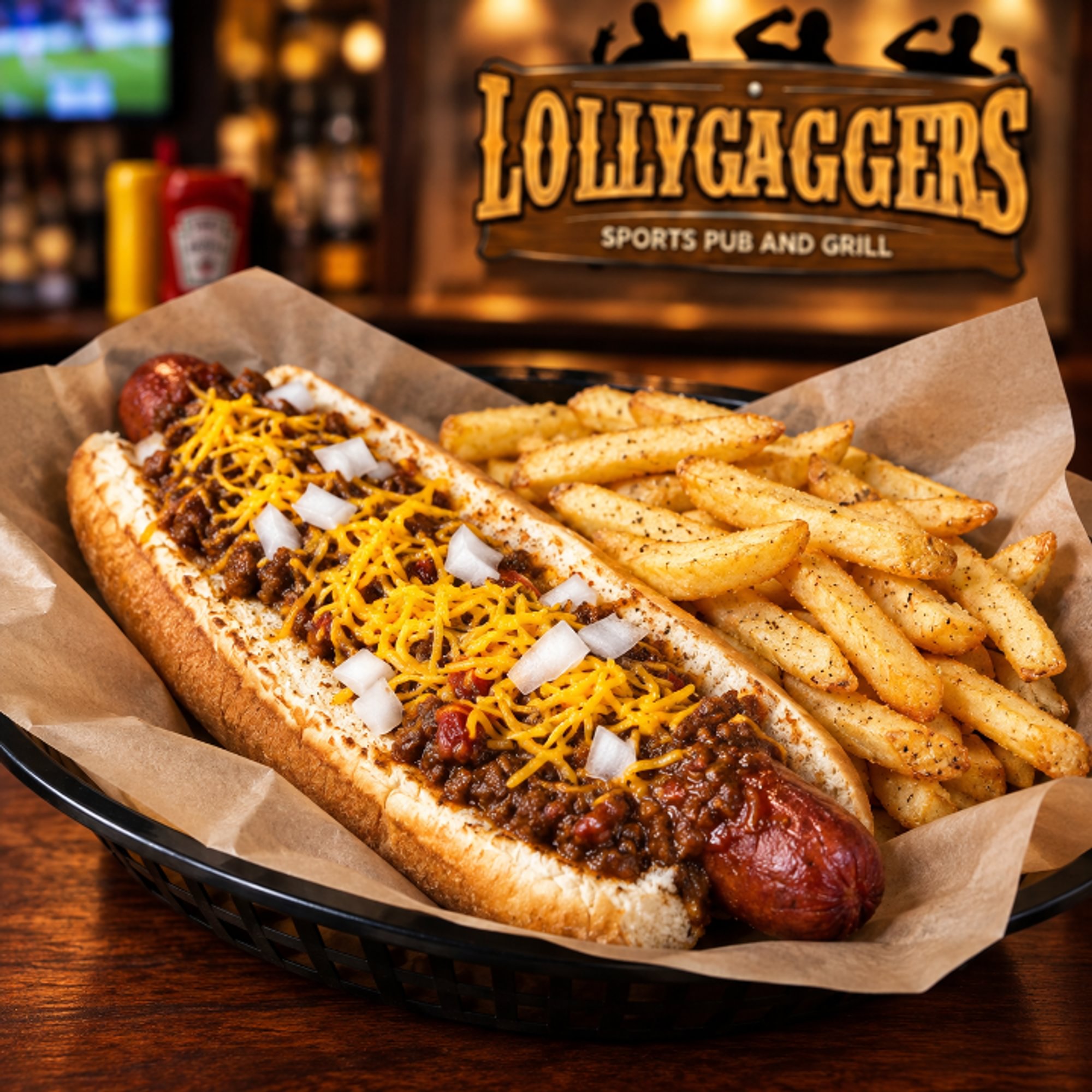 Foot Long Chili Dog