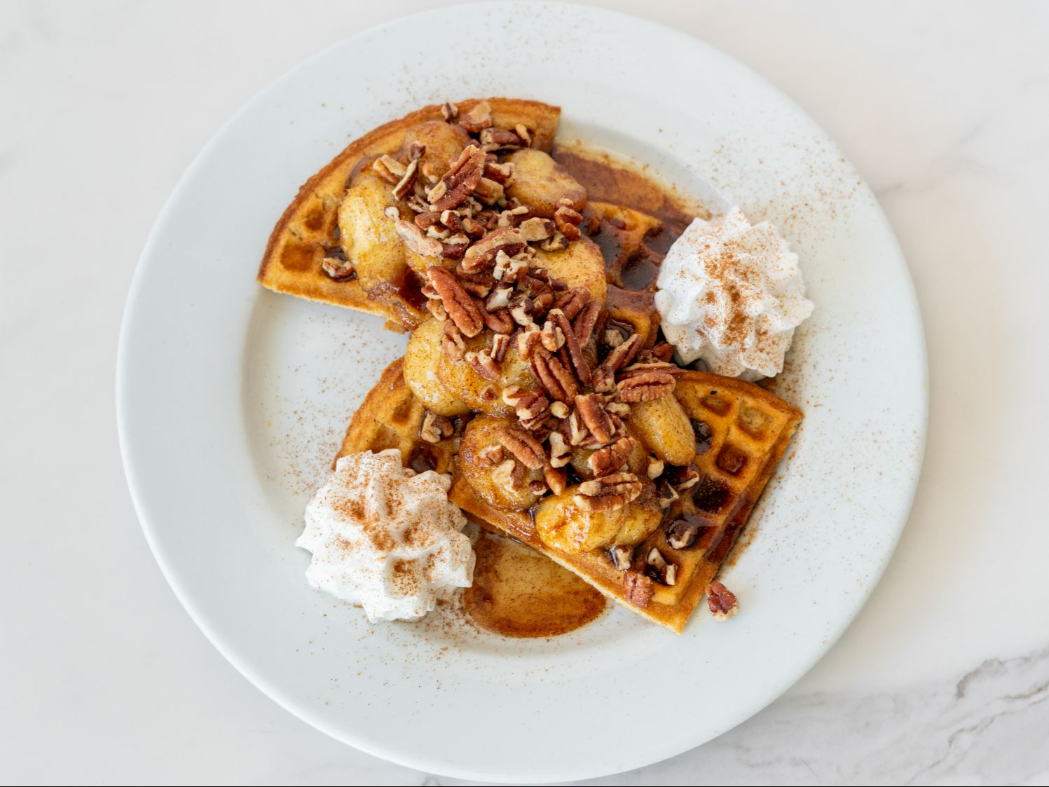 Banana Foster Waffle