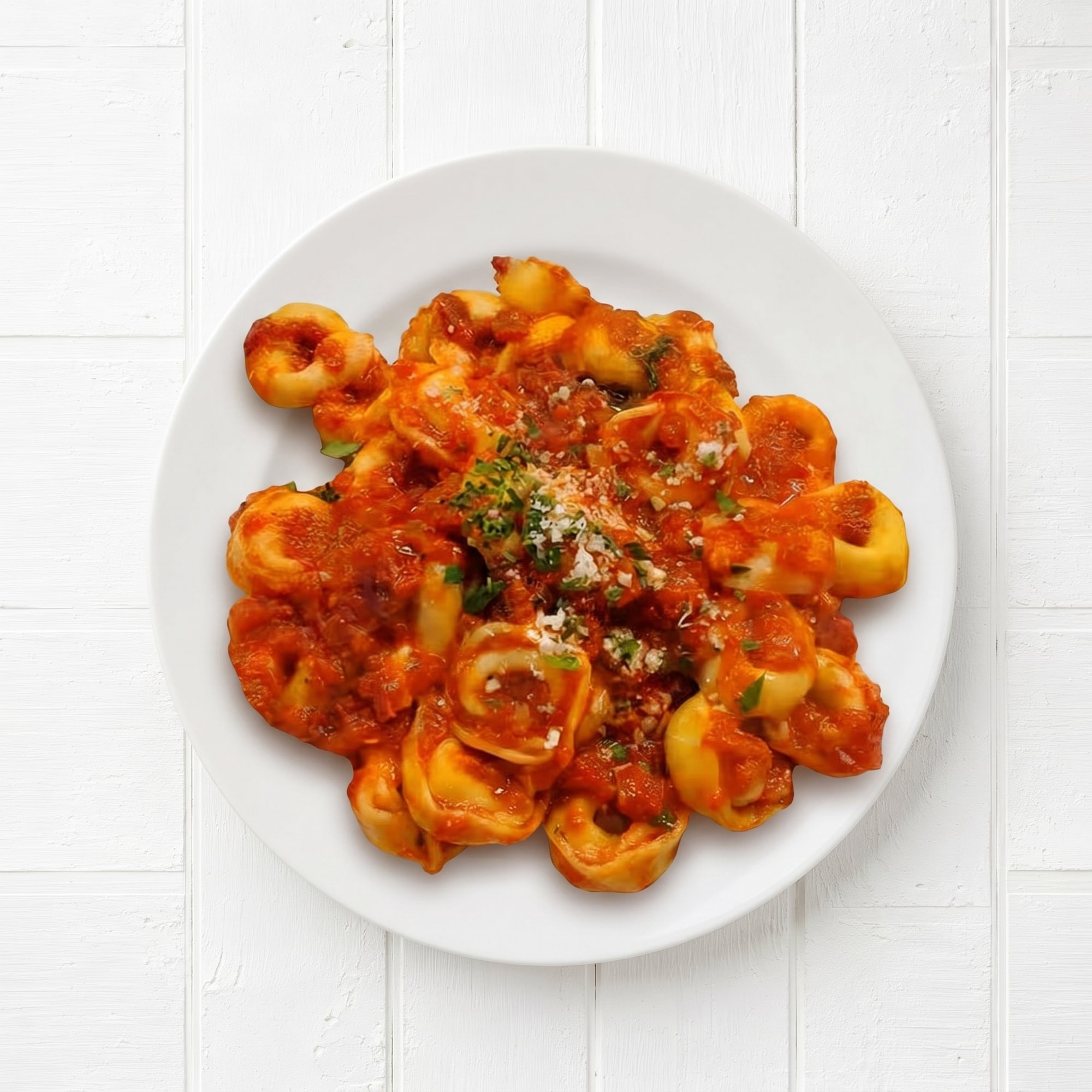 Tortellini with Meat Sauce