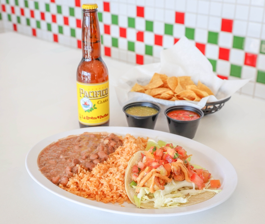 Plate 1 Fish Taco