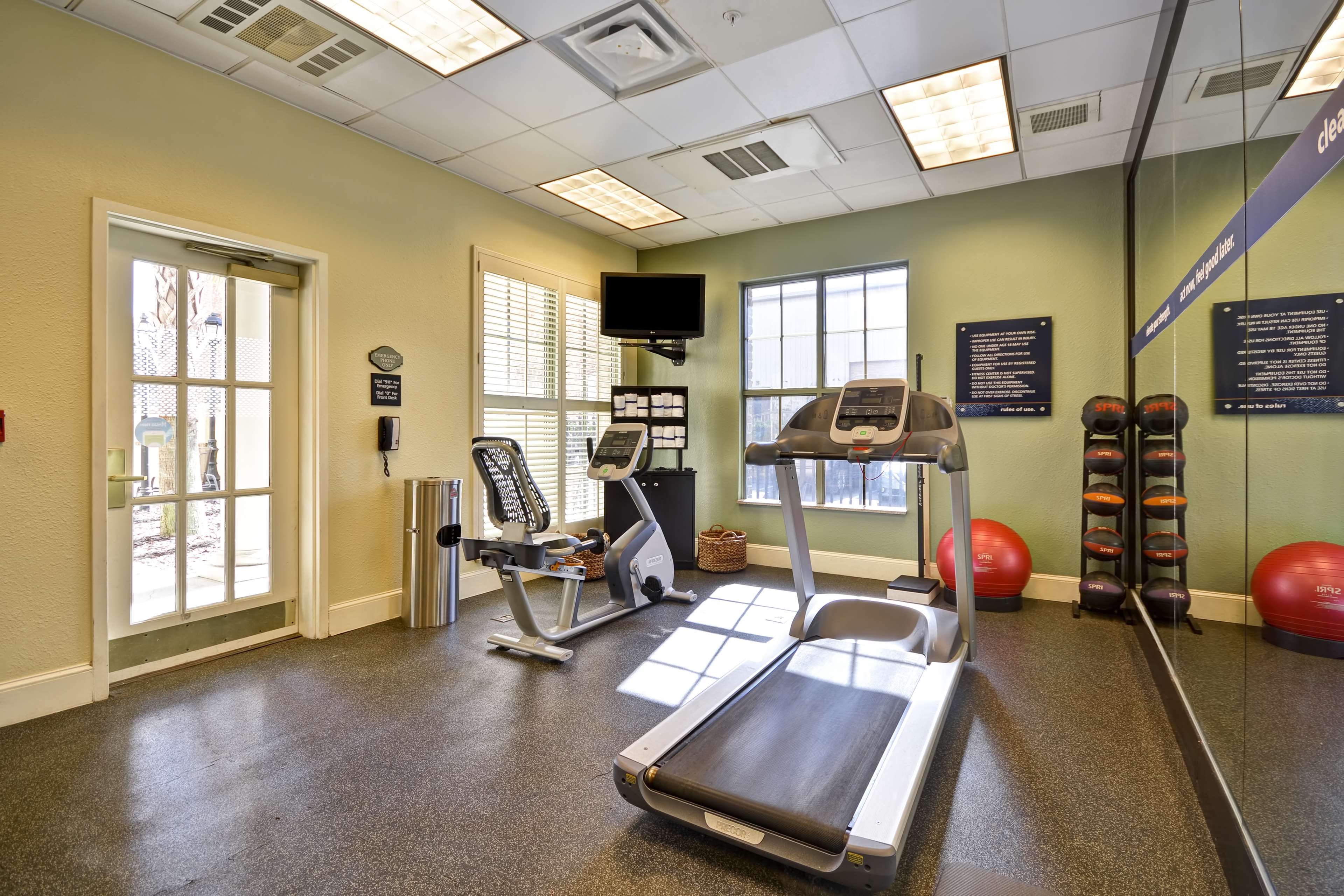 Health club  fitness center  gym