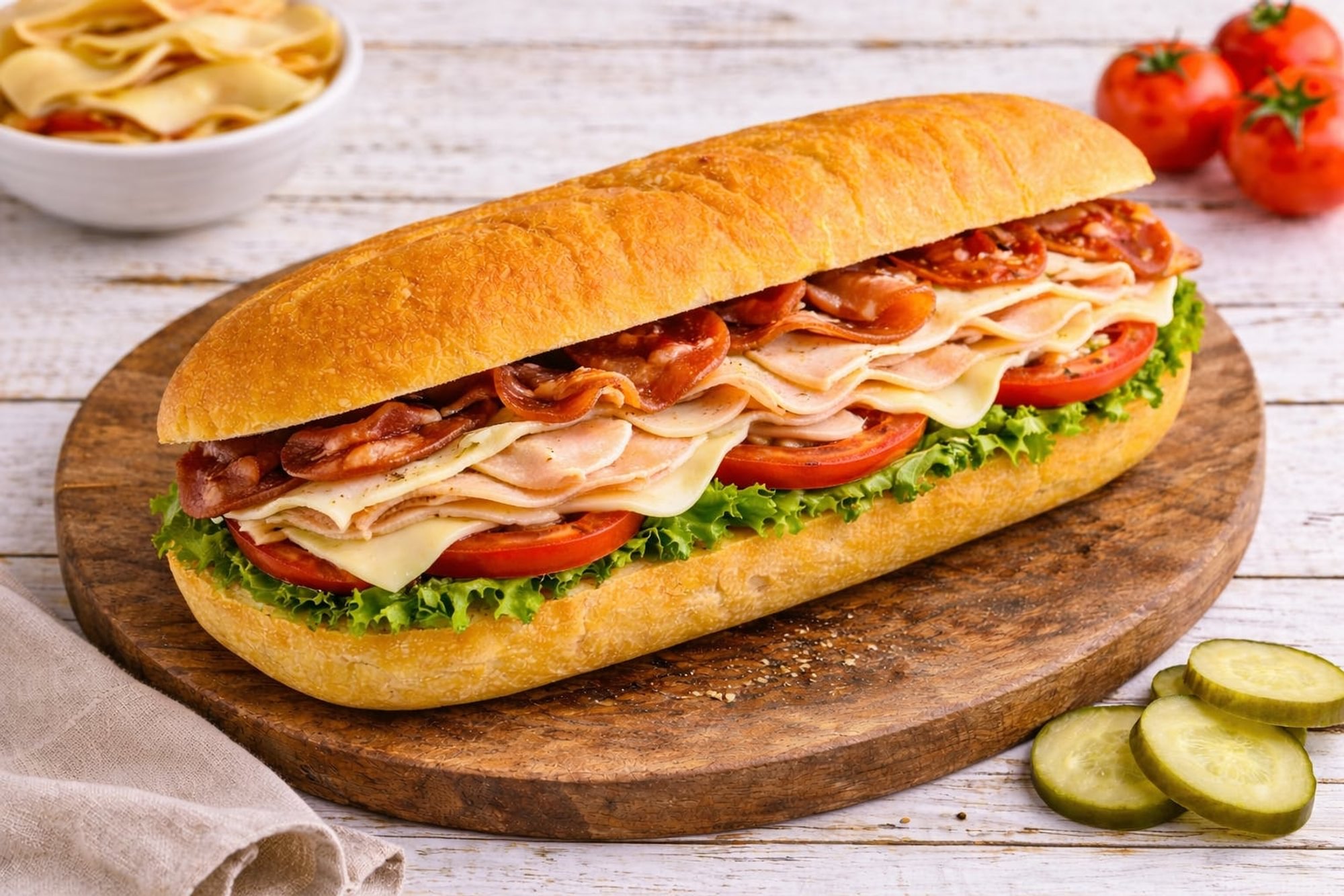 Turkey Bacon Club Sub
