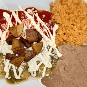 Cheese Enchiladas Plate