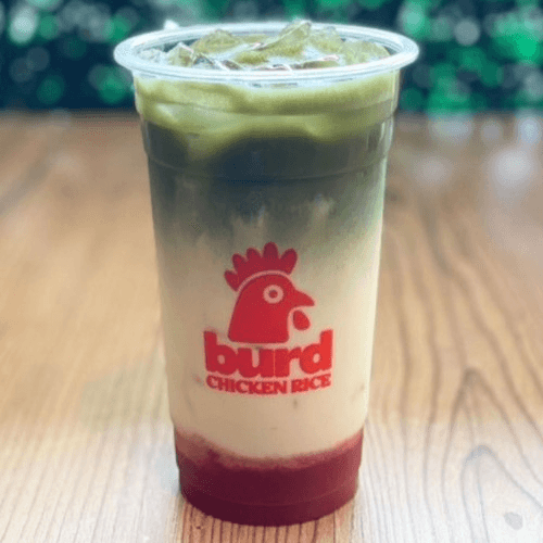 Iced Strawberry Matcha Latte