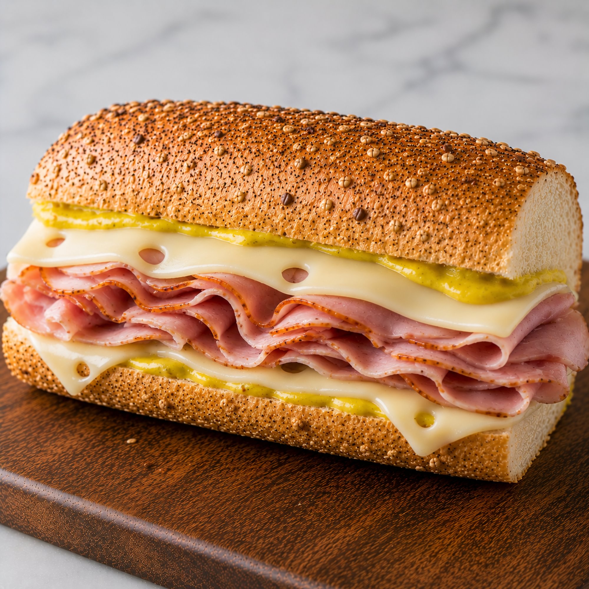 Ham & Swiss Sandwich