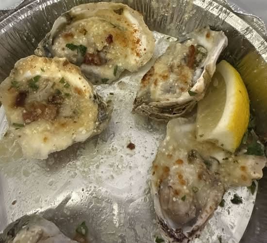 Charred Oysters