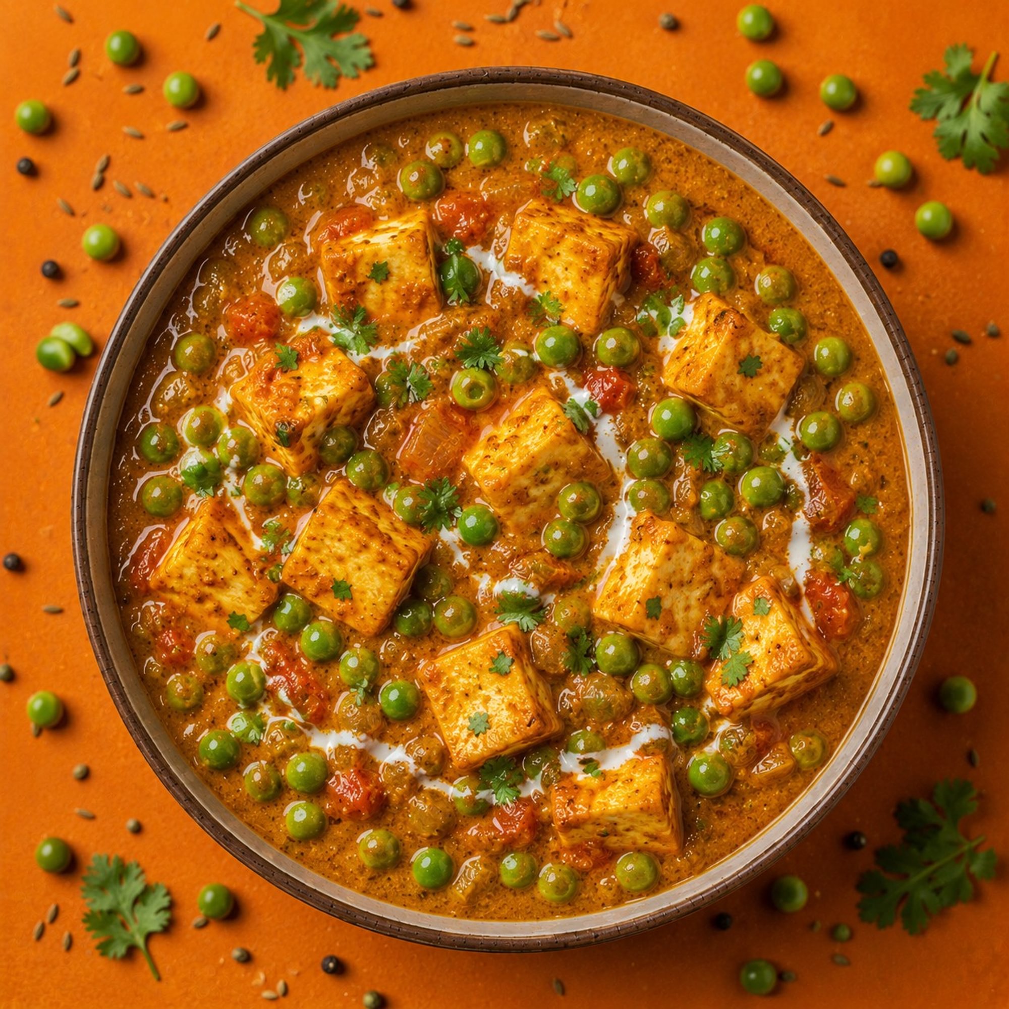 Mutter Paneer Curry