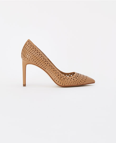 Kim Cutout Leather Heels