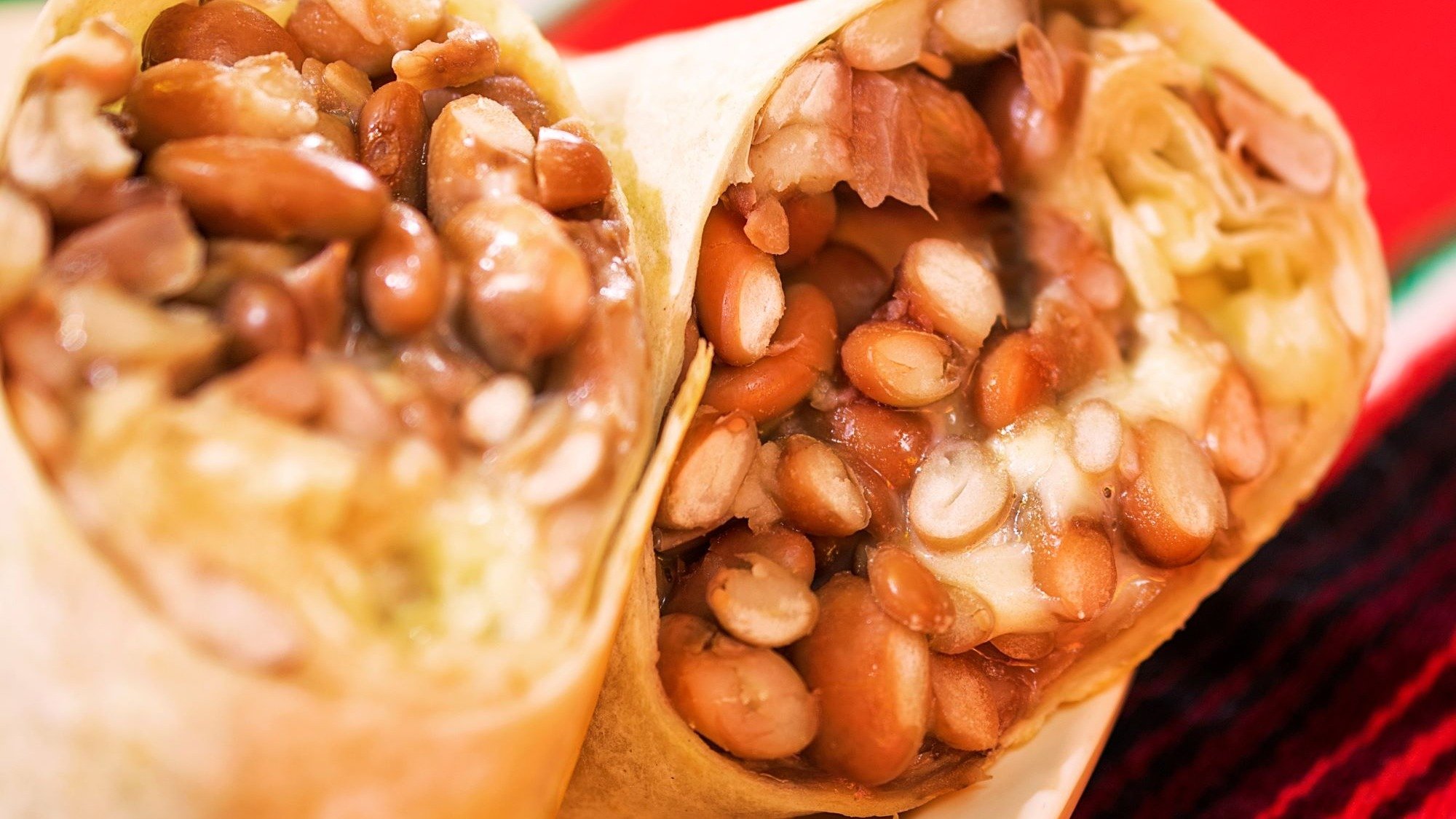 Kids Mini Cheese and Beans Burrito