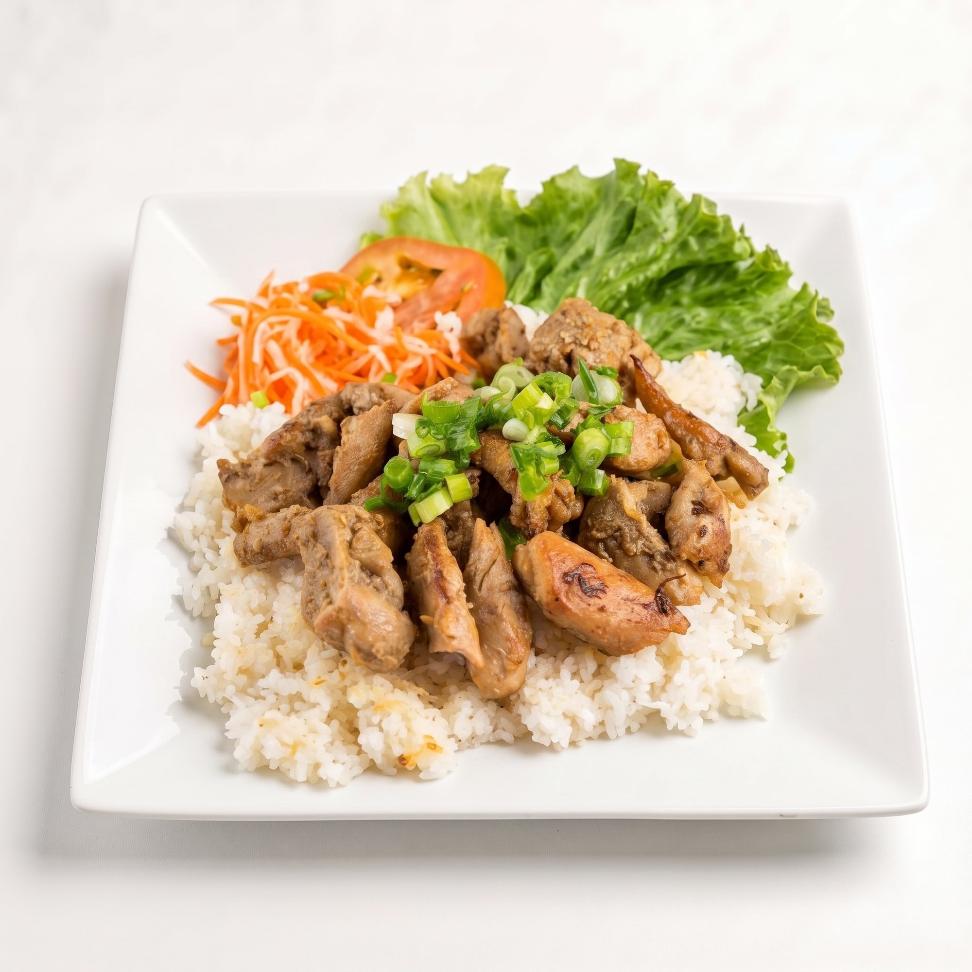 40. Grilled Chicken on Broken Rice Plate