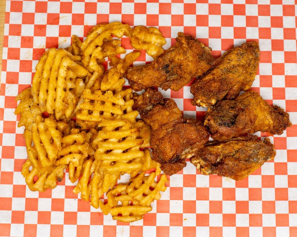 Wings & Fries - 5 Pieces