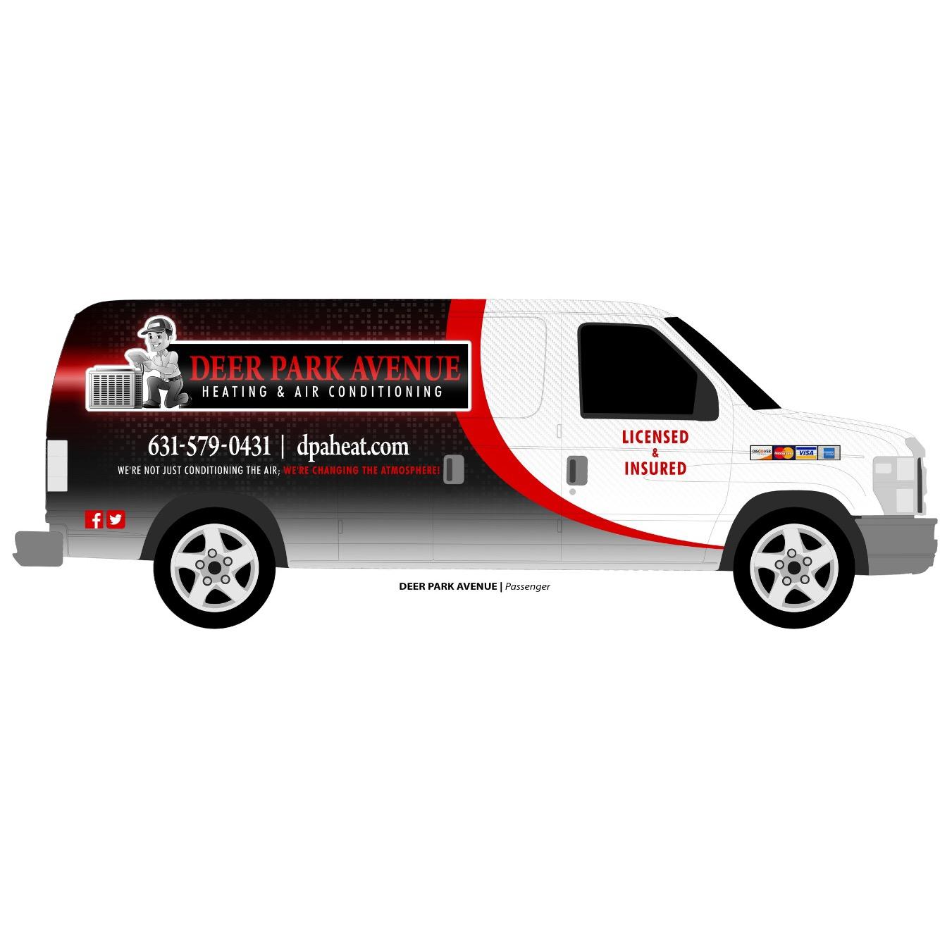 Deer Park Ave. Heating &amp; Air Conditioning Logo