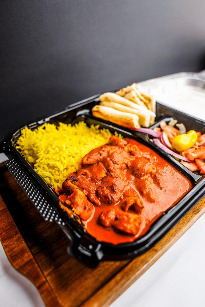 Butter Chicken Over Rice