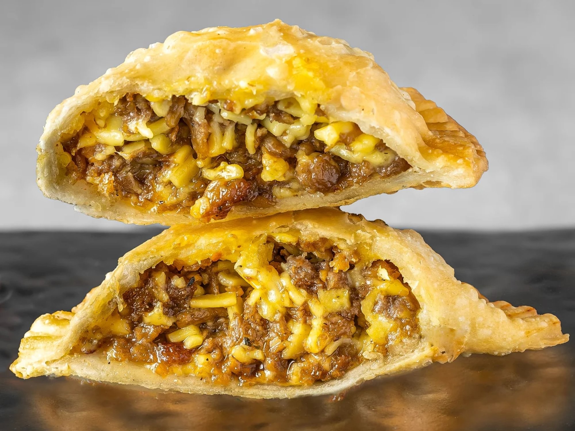 Chopped Cheese Vegan Empanada