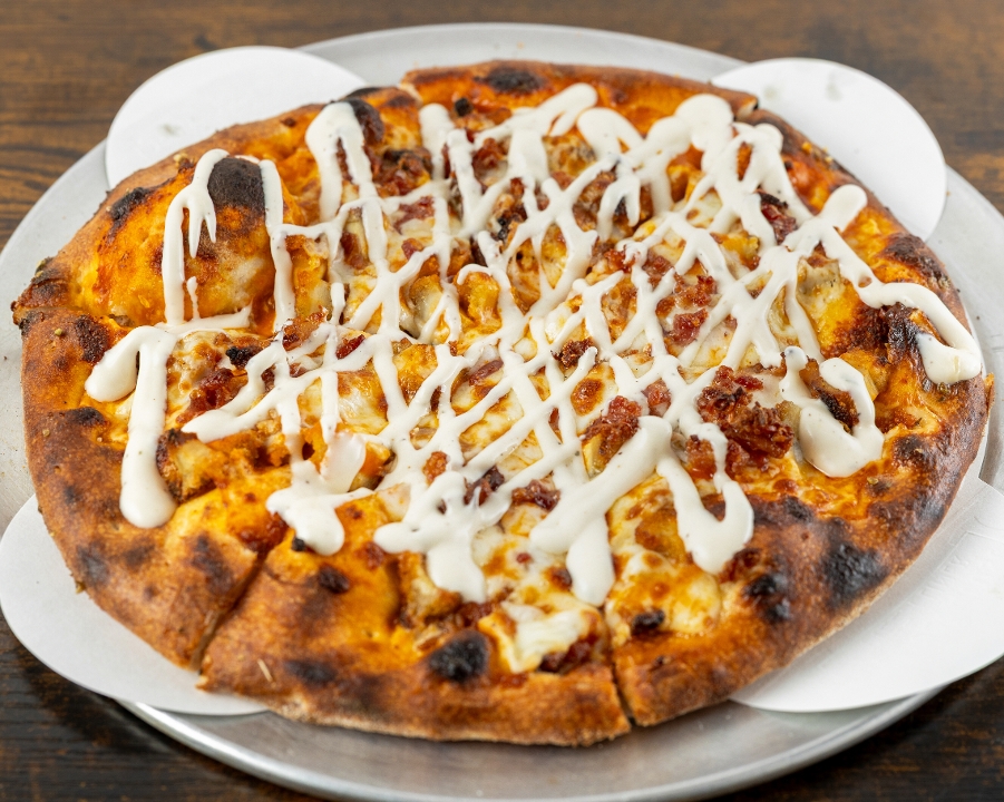 Blazing Buffalo Chicken Pizza
