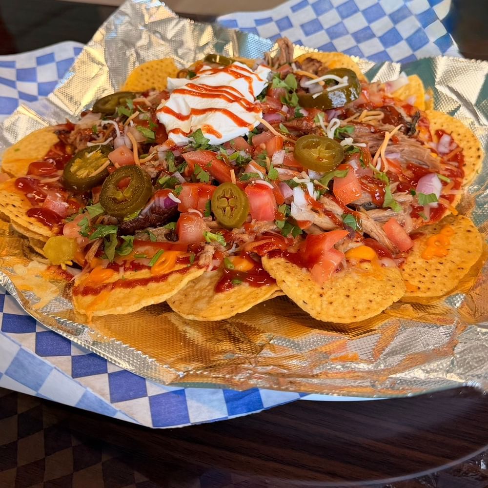 Kalua Pig Nachos Plate