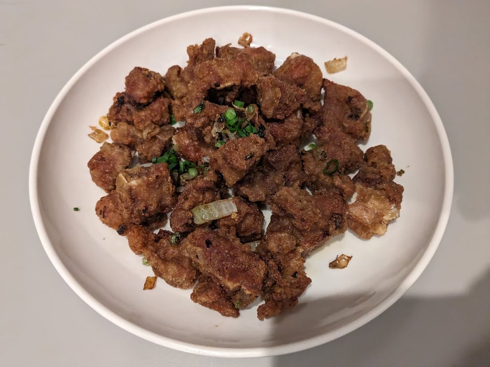 71 香酥排骨Golden Spare Ribs