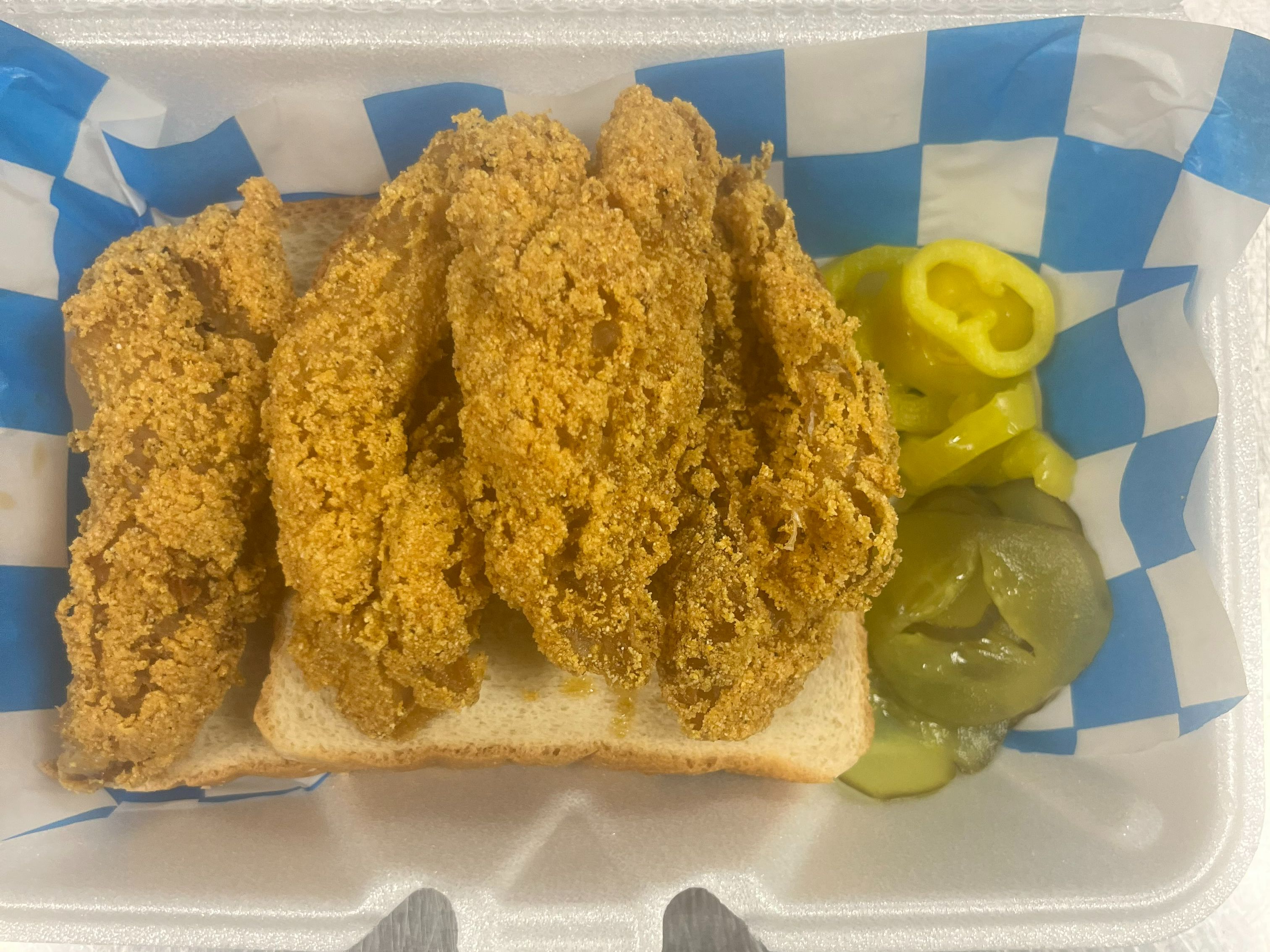 3 Piece Perch Fillet Sandwich