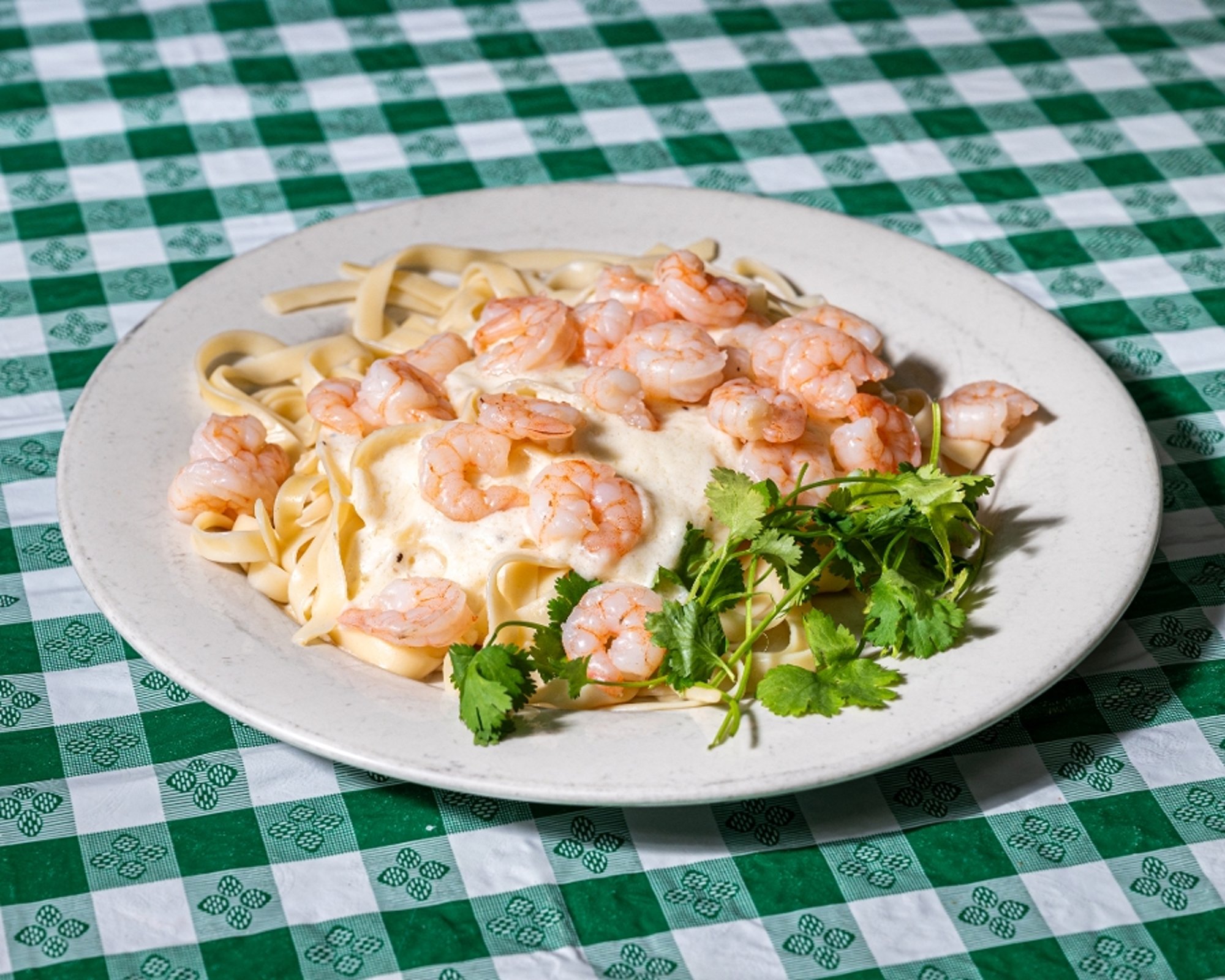 Fettuccine & Shrimp Alfredo